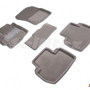 Комплект ковриков 3D SKODA YETI серые