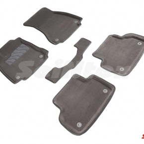 Комплект ковриков 3D AUDI A4(B9) серые