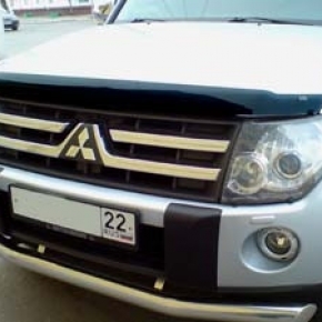 Дефлектор капота темный MITSUBISHI PAJERO IV 2007-, NLD.SMIPAJ0712