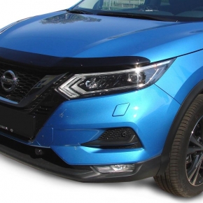 Дефлектор капота темный Nissan Qashqai 2018-