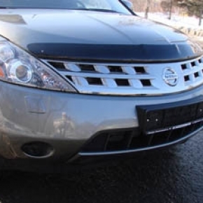 Дефлектор капота темный NISSAN MURANO 2004-2008,