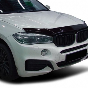Дефлектор капота BMW Х6, 2014-2019, темный
