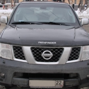 Дефлектор капота темный NISSAN PATHFINDER 2005-2010/NISSAN NAVARA 2005-2010, NLD.SNIPAT0412