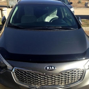 Дефлектор капота темный KIA CERATO 2013-2016, NLD.SKICER1312