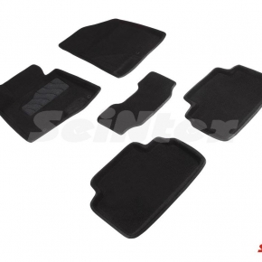Комплект ковриков 3D KIA CEED II 2012-2018 черные