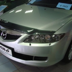 Дефлектор капота темный MAZDA 6/Atenza 2002-2007, NLD.SMAMA60512