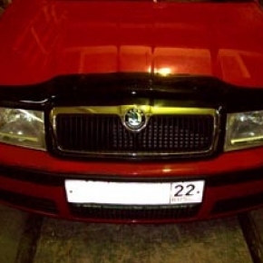 Дефлектор капота темный SKODA OCTAVIA TOUR 1998-2010, NLD.SSCOCT0412