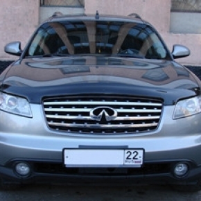Дефлектор капота темный INFINITI FX35/FX45 2003-2008,