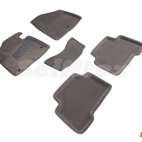 Комплект ковриков 3D HYUNDAI SANTA FE III серые