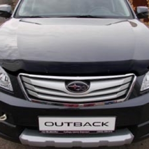 Дефлектор капота темный SUBARU OUTBACK/LEGACY 2010-2014