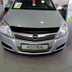 Дефлектор капота темный OPEL ASTRA 2004-2014, NLD.SOPAST0412