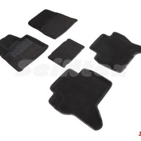 Комплект ковриков 3D MITSUBISHI PAJERO IV черные