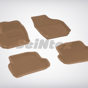 Комплект ковриков 3D VOLKSWAGEN POLO SEDAN бежевые