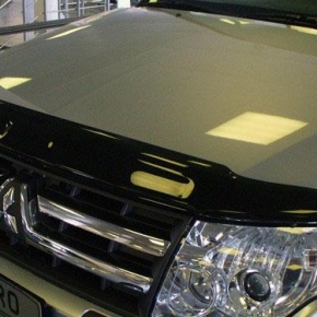 Дефлектор капота темный Mitsubishi Pajero 07- EGR