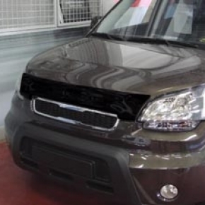 Дефлектор капота темный KIA SOUL 2009-2011, NLD.SKISOU0912