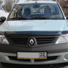 Дефлектор капота темный RENAULT LOGAN 2005-2013/VAZ LARGUS Wg. 2012-