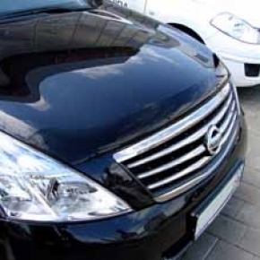 Дефлектор капота темный NISSAN TEANA 2008-2013