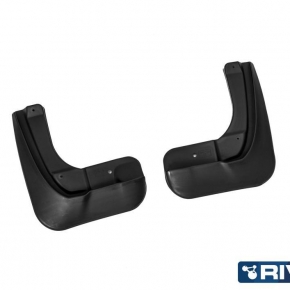Комплект задних брызговиков, RIVAL, Skoda Rapid 2013-2020 2020- / Volkswagen Polo лифтбек 2020-