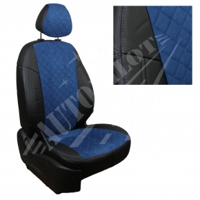 Mazda CX-5 II Active, Supreme с 17г. Черный + Синий Алькантара ромб