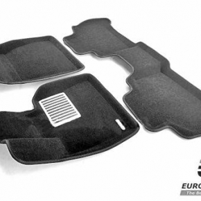 Коврики салона текстильные 3D Lux Euromat (серые) BMW X5 (G05) (2018-)/ BMW X6 (G06) (2019-)