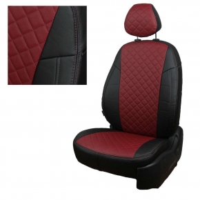 Chevrolet Lacetti / Daewoo Gentra / Ravon Gentra Черный + Бордовый Ромб