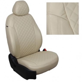 Renault Logan II 40/60 / Sandero II (без подушек безопасности) c 14г. Бежевый + Бежевый Ромб