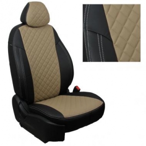 Volkswagen Jetta V Sd c 05-11г. / Golf V и VI с 03-12г. Черный + Темно-бежевый  Ромб