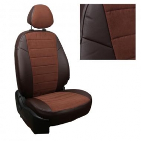 BMW X3 (E83) с 03-10г. Шоколад + Шоколад Алькантара