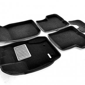 Коврики салона текстильные 3D Business Euromat (чёрные) NISSAN Terrano (2014-) /RENAULT Duster (2014-)