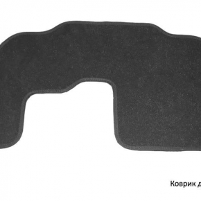 Коврики салона текстильные 3D Lux Euromat (чёрные) BMW X7 (G07)