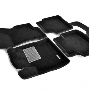 Коврики салона текстильные 3D Business Euromat (чёрные) SKODA Superb (2016-) /VW Passat B8 (2016-) (EMC3D) C2