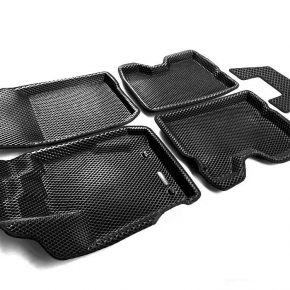 Коврики в салон Euromat 3d EVA для автомобиля (чёрные) RENAULT Kaptur (2016-) C6