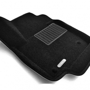 Коврики салона текстильные 3D Business Euromat (чёрные) SKODA Rapid (2013-)