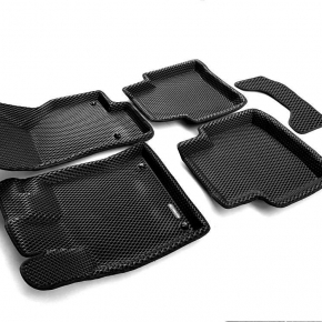 Коврики в салон Euromat 3d EVA для автомобиля (чёрные) SKODA Superb (2016-) /VW Passat B8 (2016-) C6