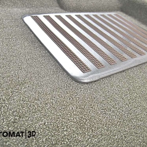 Коврики салона текстильные 3D Lux Euromat (бежевые)  CADILLAC Escalade (2007-2014) /CHEV Tahoe (2007-2014) 