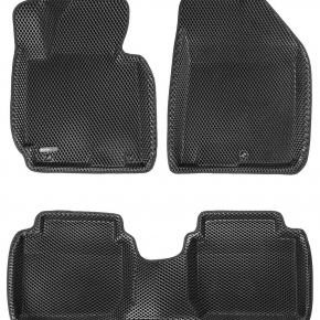 Коврики в салон Euromat 3d EVA для автомобиля (чёрные) KIA Cerato Classic (2013-)  