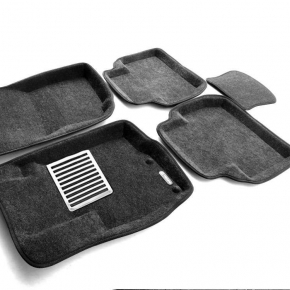 Коврики салона текстильные 3D Lux Euromat (серые) MITSUBISHI Outlander  XL/3 (2006-) /Citr. C-Crosser /Peug. 4007 