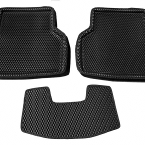Коврики в салон Euromat 3d EVA для автомобиля (чёрные) VOLKSWAGEN Jetta (2010-2019)