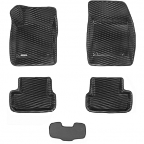 Коврики в салон Euromat 3d EVA для автомобиля (чёрные) CHEVROLET Cruze (2009-2015) / Opel Astra J (2010-2015) С6