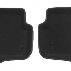 Коврики салона текстильные 3D Lux Euromat (чёрные)  LAND ROVER Discovery 3 (2005-2009) 