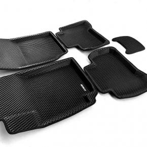 Коврики в салон Euromat 3d EVA для автомобиля (чёрные) SUZUKI Grand Vitara (2005-2014) 