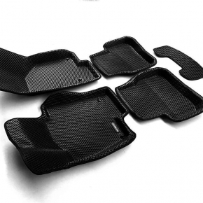 Коврики в салон Euromat 3d EVA для автомобиля (чёрные) VOLKSWAGEN Passat B6/B7/CC C6