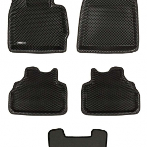 Коврики в салон Euromat 3d EVA для автомобиля (чёрные) BMW X3 (F25)/ X4 (F26) (2010-2016) C6