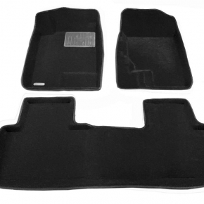Коврики салона текстильные 3D Business Euromat (чёрные) HAVAL F7 (2019-) (EMC3D) C3