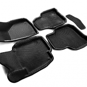 Коврики в салон Euromat 3d EVA для автомобиля (чёрные) SKODA Superb (2009-2015) C6