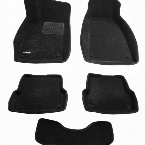 Коврики салона текстильные 3D Business Euromat (чёрные) AUDI A6 (2004-2008) (EMC3D) C2