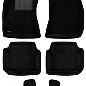 Коврики салона текстильные 3D Business Euromat (чёрные) SUBARU Forester (2008-2012) (EMC3D) C3