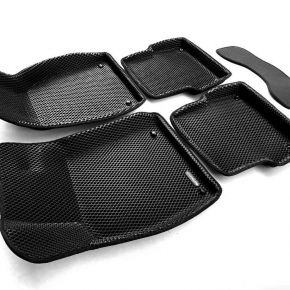 Коврики в салон Euromat 3d EVA для автомобиля (чёрные) AUDI A6 (2004-2011) C6