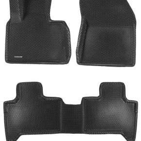 Коврики в салон Euromat 3d EVA для автомобиля (чёрные) BMW X5 (E-53) (2000-2006) C6
